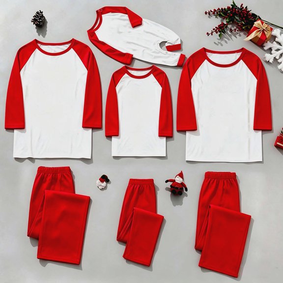 Lilgiuy Christmas Family Matching Pajamas, Festive Xmas Pajamas Sets for the Whole Family, Holiday Pjs Christmas (Father,L)