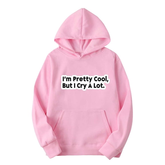 Lilgiuy Christmas Sweatshirt for Men Casual Solid Color Long Sleeve Crewneck Pretty Cool Letter Print Graphic Pullover Sweatshirt with Pockets for Party Club Birthday