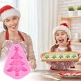 thumbnail image 1 of Lilgiuy Christmas Tree Silicone Molds Xmas Tree Candy Molds Christmas Tree Chocolate Molds Xmas Tree Baking Mold Christmas Soap Molds for Making Chocolate Candy Cake, 2.56"×1.97", 1 of 6