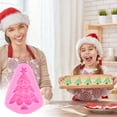 thumbnail image 1 of Lilgiuy Christmas Tree Silicone Molds Xmas Tree Candy Molds Christmas Tree Chocolate Molds Xmas Tree Baking Mold Christmas Soap Molds for Making Chocolate Candy Cake, 2.56"×1.97", 1 of 6