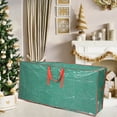 thumbnail image 1 of Lilgiuy Christmas Tree Storage Bag, Large Capacity Holiday Xmas Disassembled Trees with Reinforced Handles & Zipper 48.03x19.68x14.96in, Green, 1 of 6
