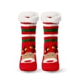 thumbnail image 1 of Lilgiuy Christmas Women's Fuzzy Slipper Socks Plush Christmas Slipper Socks Thick Warm Anti-slip Knit Xmas Socks for Christmas Presents, Winter Party Supplies, 1 of 2