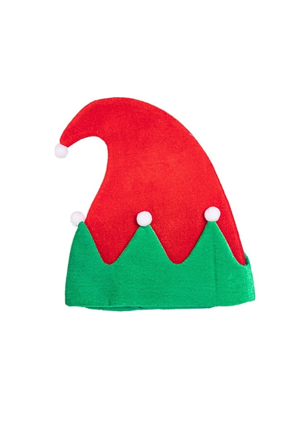 Clearance Christmas Hat Gold Printed Hat Wholesale Thickening Golden Bell Hat