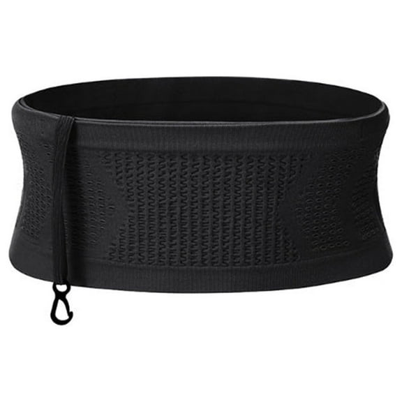 Lilgiuy Concealed Multifunctional Waist Bag for Women Men, Running and Sports Waist Pack with Large Capacity, Breathable Non-Slip Outdoor Waist Bags for Cycling Hiking, Black