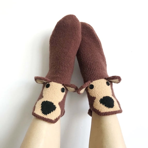 Lilgiuy Design Bears Warm Floor In The Middle Tube Wool for Cold Weather