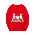 thumbnail image 1 of Lilgiuy Easter Bunny Shirt for Toddler Boys Boys, Cute Eggs Gnome Tractor Long Sleeve Loose Soft Breathable T-Shirts Kids Easter Tees for Daily Wear (Red,7-8 Years), 1 of 5