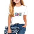thumbnail image 1 of Lilgiuy Easter Shirts for Toddler Girls Boys Cute Bunny T-Shirt Graphic Tees Kids Rabbit Tops Egg Hunts Easter Day Gift for Your Son, Daughter, Grandchildren (White,5-6 Years), 1 of 4