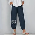thumbnail image 1 of Lilgiuy Fashion Women Comfortable Printed Color Drawstring Leisure Pants Pockets Loose Pants Alt Clothing Alternative Clothing, 1 of 5