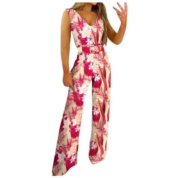 Lilgiuy Fashion Womens Bandage Solid Cold Shoulder Suspender Cami Pants Zipper Jumpsuit Hot Pink 4 2022 Fall Winter