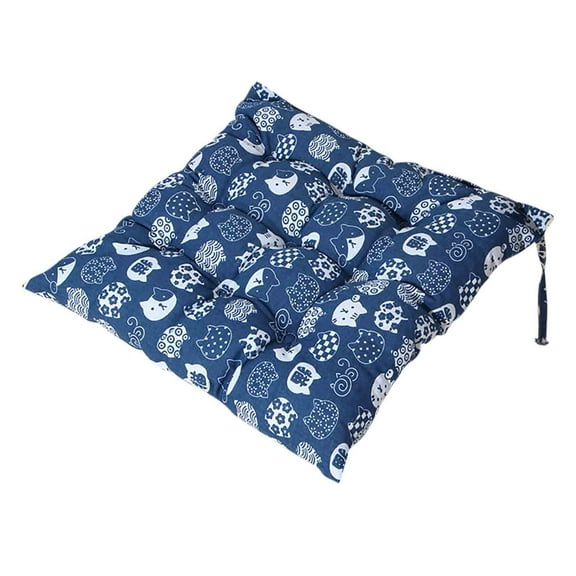 Lilgiuy Floor Sitting Cushions, Floral Printed Square Large Seating Pillows, Lightweight Super Soft Floor Pillows, Flexible Thickened Floor Cushion for Balcony Chair, Couch, 15.7"x15.7"