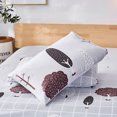 thumbnail image 1 of Lilgiuy Floral Pillow Cases Standard Size 2, 19''×29'', Solid Color Soft Comfort Pillowcases, Flower Printed Vintage Pillow Covers Soft Envelope Queen Pillowcase Protectors, 1 of 6