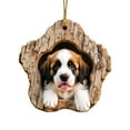 thumbnail image 1 of Lilgiuy Forest Animal Christmas Tree Ornaments, 2D Christmas Dog Pattern Acrylic Ornament, Forest Decorations Dog Seasonal Decor, Keepsake Gifts for Dog Lovers (3.15"), 1 of 5