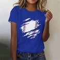 thumbnail image 1 of Lilgiuy Game Day Baseball Shirt for Women Cute Mom Softball Tee Tops Trendy Gameday Baseball Casual Short Sleeve Shirts for Game Day(Blue,M), 1 of 4