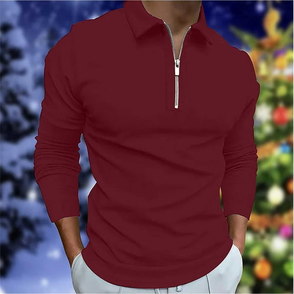 Lilgiuy Golf Shirts for Men Casual Buttons Beach Non-positioning Print Turn Down Short Sleeve Shirt Blouse for New Year Thanksgiving
