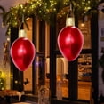 thumbnail image 1 of Lilgiuy Inflatable Christmas Hanging Ornaments, 11.81x5.91in Christmas Balls, Outdoor, Tree, Yard, Lawn, Indoor Outdoor Decor, Weatherproof, Red, 1 of 5