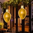 thumbnail image 1 of Lilgiuy Inflatable Christmas Hanging Ornaments, 11.81x5.91in Christmas Balls, Outdoor, Tree, Yard, Lawn, Indoor Outdoor Decor, Weatherproof, Yellow, 1 of 5