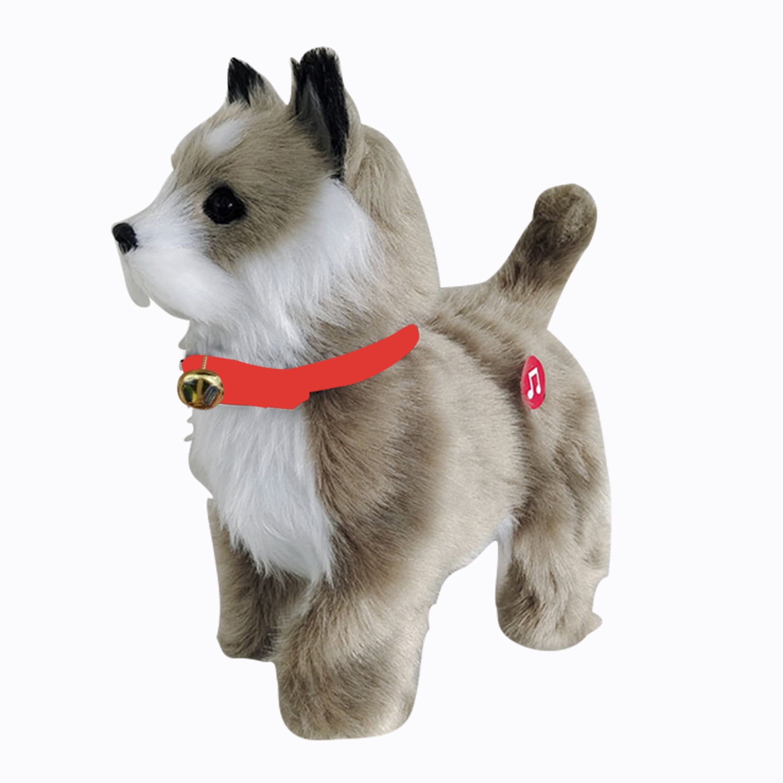 Lilgiuy Interactive Walking Plush Toy Dog Soft Comfortable Sound ...