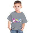 thumbnail image 1 of Lilgiuy Kids Easter Day Shirt Boys Girls Easter Gnome Carrot Eggs Graphic Tees Toddler Short Sleeve Crewneck Pullover T-Shirt Tops for Daily Wear, 1 of 5