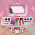 Lilgiuy Kids Makeup Kit for Girl Princess Real Washable Cosmetic Toy