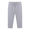thumbnail image 1 of Lilgiuy Little Girls Athletic Leggings Casual Candy Color Full Length Leggings Soft Comfortable Footless Leggings Stretchy Tights Pants Streetwear for 18Months-8Years, 1 of 2