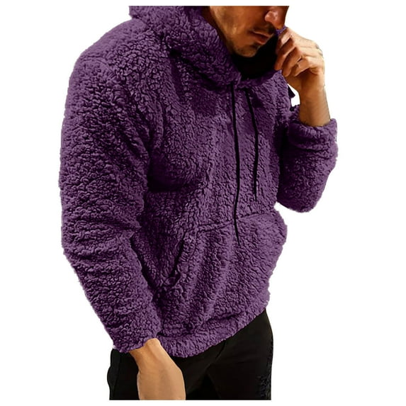 Lilgiuy Man Casual Hooded Have Pockets Pullover Long Sleeve Sweatshirt Blouse Tops for Other Activities