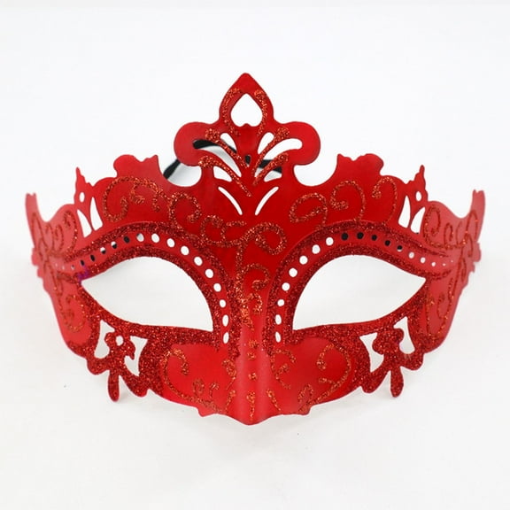 Lilgiuy Mardi Gras Masquerade Mask Half Face Venetian Masks Vintage Mascarade Mask Antique Look Costumes Party Accessory for Women Men Carnival, Multiple Styles and Colors