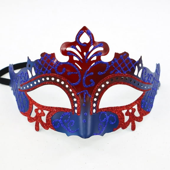 Lilgiuy Mardi Gras Masquerade Mask Half Face Venetian Masks Vintage Mascarade Mask Antique Look Costumes Party Accessory for Women Men Carnival, Multiple Styles and Colors
