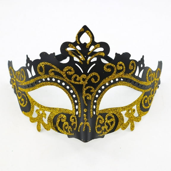 Lilgiuy Mardi Gras Masquerade Mask Half Face Venetian Masks Vintage Mascarade Mask Antique Look Costumes Party Accessory for Women Men Carnival, Multiple Styles and Colors