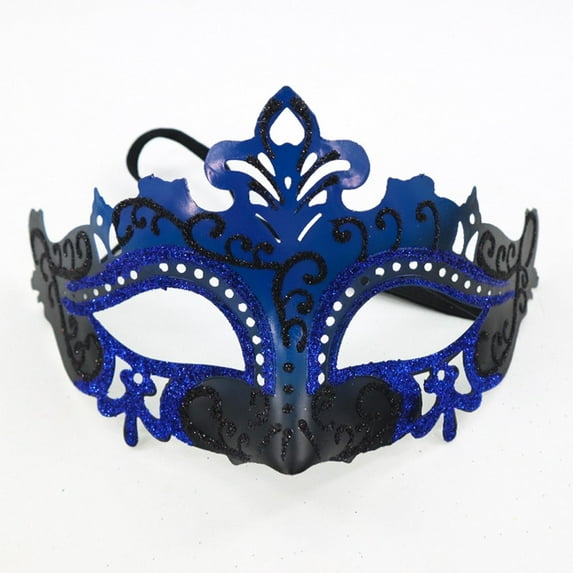 Lilgiuy Mardi Gras Masquerade Mask Half Face Venetian Masks Vintage Mascarade Mask Antique Look Costumes Party Accessory for Women Men Carnival, Multiple Styles and Colors