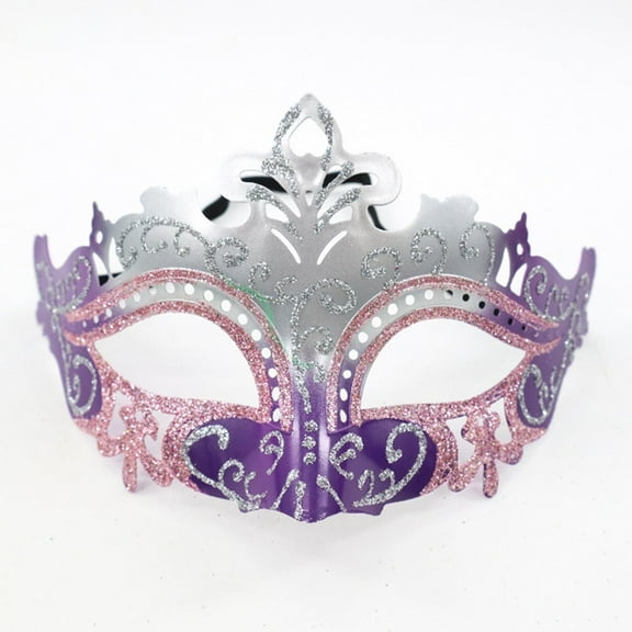Lilgiuy Mardi Gras Masquerade Mask Half Face Venetian Masks Vintage Mascarade Mask Antique Look Costumes Party Accessory for Women Men Carnival, Multiple Styles and Colors