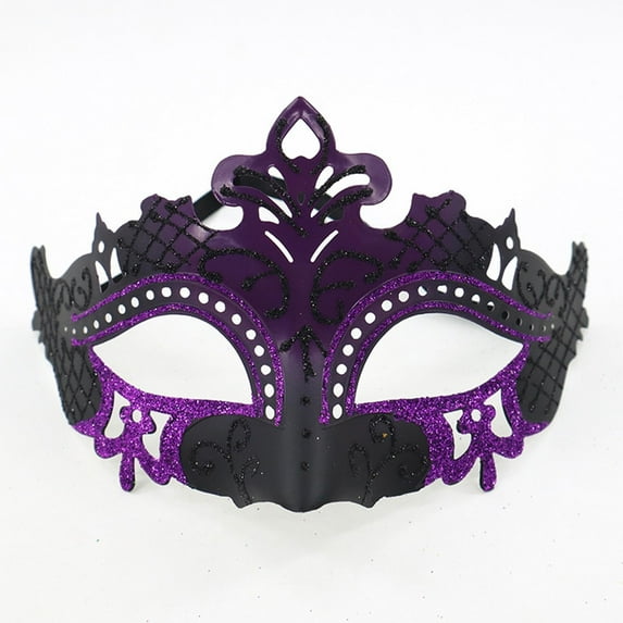 Lilgiuy Mardi Gras Masquerade Mask Half Face Venetian Masks Vintage Mascarade Mask Antique Look Costumes Party Accessory for Women Men Carnival, Multiple Styles and Colors