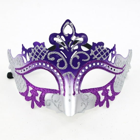 Lilgiuy Mardi Gras Masquerade Mask Half Face Venetian Masks Vintage Mascarade Mask Antique Look Costumes Party Accessory for Women Men Carnival, Multiple Styles and Colors