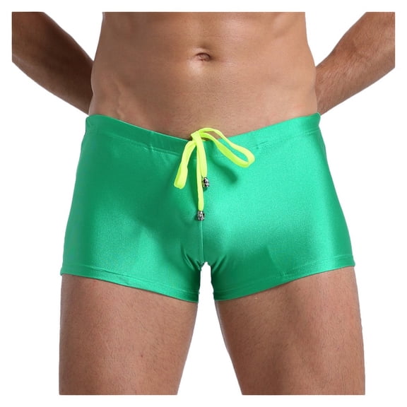 Lilgiuy Men Breathable Trunks Pants Not Pockets Swimwear Beach Shorts Slim Wear