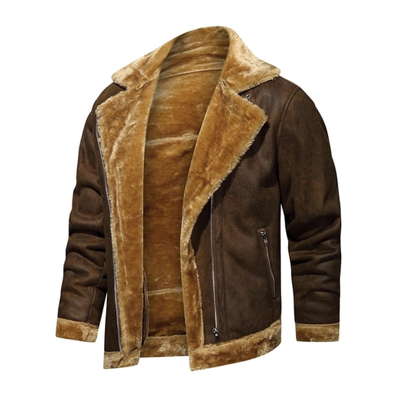 Lilgiuy Men Casual Camouflager Novelty Turn-down Collar Cardigan Warm Cotton Jacket for Daily Leisure Life