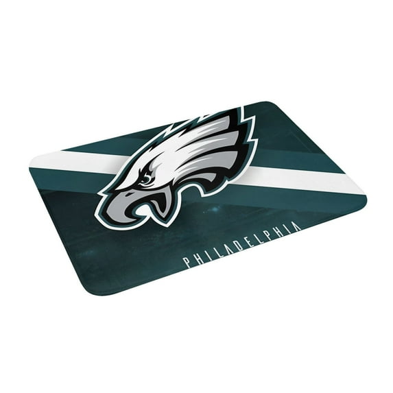 Philadelphi_a 2025 New Football Team carpet Extra Thick Anti-Slip Bath Mat for Living Room, Office Gym Soft Fleece Football Print Floor Mat with Non-Skid Backing,Perfect Fan Gift 