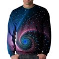 thumbnail image 1 of Lilgiuy Men Casual Round Neck Long Sleeve Pullover 3D Printed Sweatshirts Blouse Athletic Relax Tee, 1 of 4