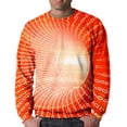 thumbnail image 1 of Lilgiuy Men Casual Round Neck Long Sleeve Pullover 3D Printed Sweatshirts Blouse for Party Birthday Club, 1 of 4