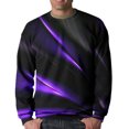 thumbnail image 1 of Lilgiuy Men Casual Round Neck Long Sleeve Pullover 3D Printed Sweatshirts Blouse for Vacation Festival Holiday, 1 of 4