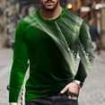 thumbnail image 1 of Lilgiuy Men Casual Round Neck Short Sleeve Pullover Line 3D Printed T-Shirt Blouse for Bodybuilding Gym, 1 of 5