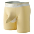 thumbnail image 1 of Lilgiuy Men Casual Solid Charming Breathable Low Waist Buttock Lift Underwear Boxers Pants Classic Multipack Panties, 1 of 2