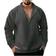 thumbnail image 1 of Lilgiuy Men Fashion Casual Zipper Long Sleeve Pullover Sports Sweatshirts Blouse for New Year Christmas Halloween, 1 of 5