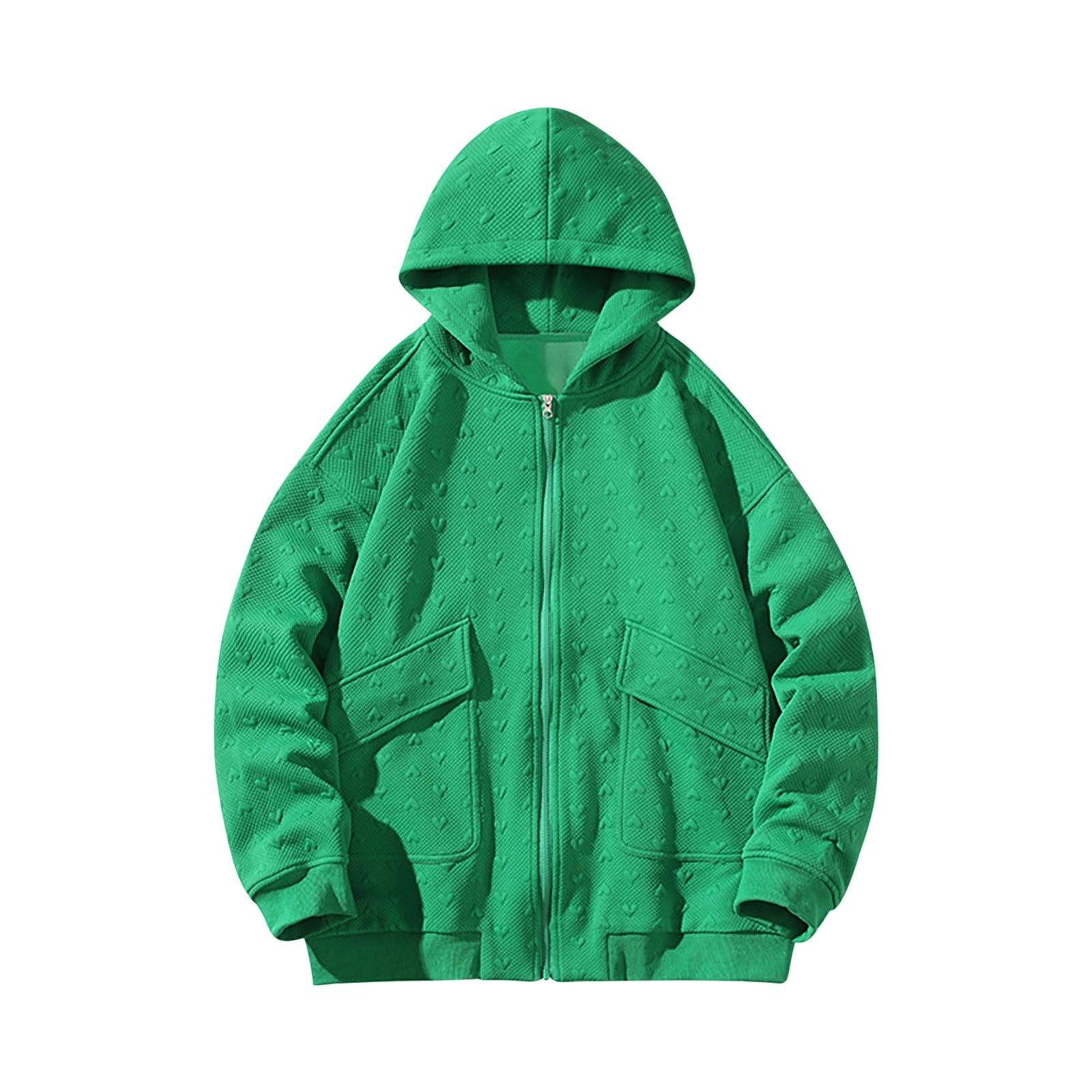 Lilgiuy Men Full Zip Sweatshirt Casual Solid Color Color