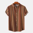 thumbnail image 1 of Lilgiuy Men Hawaiian Short Sleeve Beach Shirt Printed Summer Casual Button Down Shirts, 1 of 9
