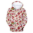 thumbnail image 1 of Lilgiuy Men's Casual Christmas Sweater Fleece Digital Printing Hooded Sweatershirt, 1 of 5