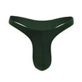 thumbnail image 1 of Lilgiuy Men's Charming Thongs Seamless Low-waisted Charming Adult Revealing Buttocks Narrow-brimmed T Pants Short Leg Health Underpants, 1 of 5
