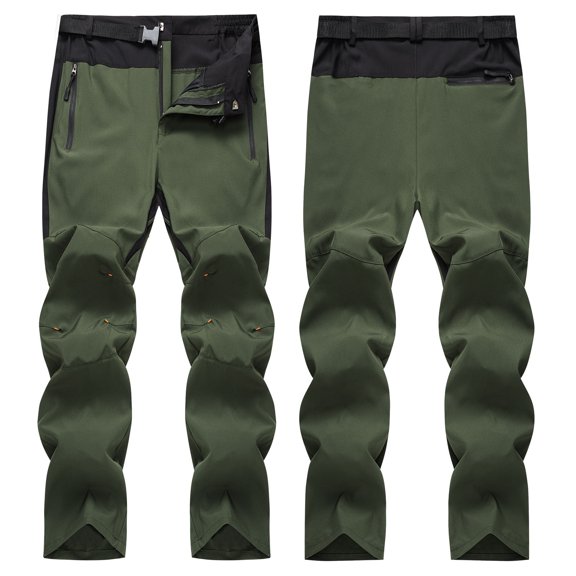 Lilgiuy Men's Color Coded Sprint Pants Summer Stretch Long Pants Outdoor Straight Type Fitness Workout Cargo Pants