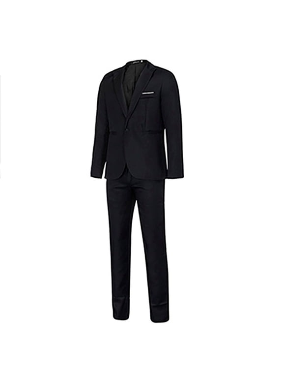 Men's Fashion Suit Jacket + Suit Pants Two-piece Suit