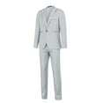 thumbnail image 1 of Lilgiuy Men's Fashion Suit Jacket + Suit Pants Two-piece Suit, 1 of 5