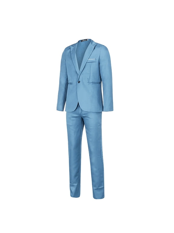 Men's Fashion Suit Jacket + Suit Pants Two-piece Suit