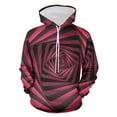 thumbnail image 1 of Lilgiuy Men's Hooded Sweater Non Positioning Dizziness Print Pullover Casual Long Sleeved Top for Other Activities, 1 of 4